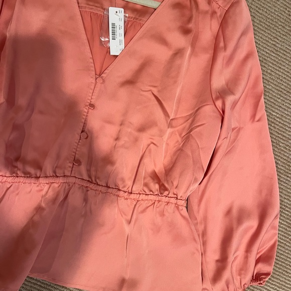 J. Crew Peach Button-Down Blouse - Picture 8 of 13
